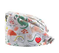 AIchenYW OP Cappellino in cotone chirurgico, per infermieri, medici, capelli lunghi, regolabile, unisex, chemo bandana, berretto da lavoro, turbante, B2-C, Taglia unica