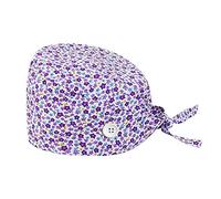 AIchenYW OP Cappellino in cotone chirurgico, per infermieri, medici, capelli lunghi, regolabile, unisex, chemo bandana, berretto da lavoro, turbante, XY1-B, Taglia unica