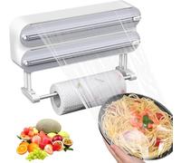 aichilra Portarotoli magnetico 3 in 1 con taglierina, per cucina