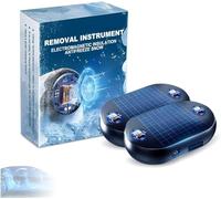 Aicoyiu Solare elettromagnetico interferenza molecolare congelamento e rimozione della neve, sbrinatore auto elettromagnetico, rimozione della neve elettromagnetica, dispositivo antigelo per la