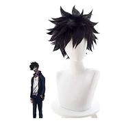 AICWDIVA My Hero Academia Dabi - Parrucca corta nera soffice da ragazzo, per cosplay, Halloween, feste in costume (dabi)