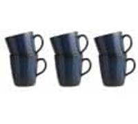 AIDA RAW - Mug with Handle 35 CL - 4 PC Midnight Blue