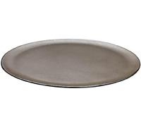 Aida RAW - Piatto rotondo 34 cm, colore: Marrone metallizzato