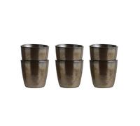AIDA RAW - Tazza da parete singola 30 cl - 6 pz - Marrone Metallico (15552)