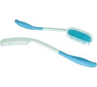 Aidapt, set di spazzola e pettine con manico lungo (idoneo per scaricare IVA nel Regno Unito)