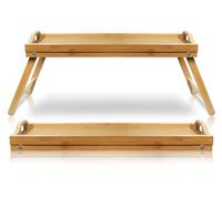 Aidapt Tavolino in legno con gambe pieghevoli. Compiti, artigianato, lettura, computer portatile. Facile da riporre, leggero, da usare a letto o sul divano