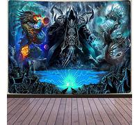 Aidatain GTWHAT1423 - Arazzo da uomo con dragone magico, motivo anime, fantasy, animali giapponesi, grande, 203,2 cm, 152,4 cm, da appendere alla parete, in flanella, per camera da letto e soggiorno
