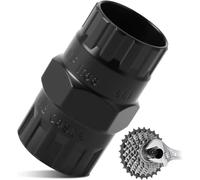 AiDeHuaKeJi Estrattore corona dentata 2 in 1 per bicicletta, compatibile con Shimano, 5 - 12 velocità, estrattore cassette, estrattore pignone, cassetta per bicicletta