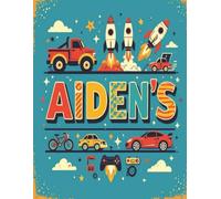 Aiden Personalized Notebook: Contains select sheets w/inspirational quotes and is perfect for journaling, note taking, ,or just having fun and getting creative. Printed on high quality paper it is perfectly sized (8.5x11) perfect for notes or big jobs.