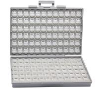 AideTek 0402 Resistore a montaggio superficiale 144 valori, 100 pz/valore 1% campione di resistori kit distribuito in scatola-All Enclosure E96 Seriale 0ohm a 1mohm Designer Kit