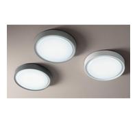 AIDI PLAFONIERA DA ESTERNO D25 IP65 ANTI SALSEDINE LED 15W GRIGIO,BIANCO O ANTRACITE ROTONDA MODERNA