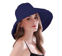 AIDIER Women Wide Brim Sun Hats Pieghevole UPF 50+ Cappello da Sole Protettivo