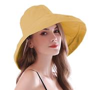 AIDIER Women Wide Brim Sun Hats Pieghevole UPF 50+ Cappello da Sole Protettivo