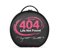 aidingzhi 404 Error Life Not Found Rock Style Cosmetici Bag Accessori Viaggio Capacità Portatile Viaggio Cosmetic Bag con divisori regolabili 11 IN