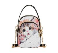 aidingzhi Acquerello Gatti Carino alla moda viaggio borse a tracolla per le donne con multi tasche borse da donna per le signore