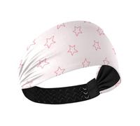 aidingzhi Astratto a forma di stelle disegnate linee audaci pesca raffreddamento palestra fasce per le donne Fascia elastica per il sudore per uso quotidiano trucco Calcio Palestra