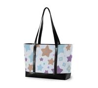 aidingzhi Bella Colorful Stars Essentials 14 pollici borsa del computer portatile con la borsa di totalizzatore della chiusura lampo per il lavoro per le signore con