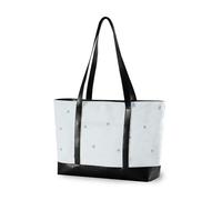 aidingzhi Blu Cute Polka Dots Essentials mens borsa del computer portatile con la chiusura lampo borse di lavoro per le donne lavorano con