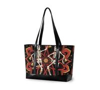 aidingzhi Boho Mandala Fiore e Scheletro Umano moda computer casi per computer portatili con cerniera grandi borse da lavoro per le donne per gli uomini con