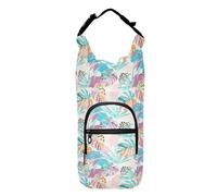aidingzhi Borsa a tracolla colorata per bottiglia d'acqua tropicale mistero borsa portatile isolata manica 20/24/32/4 oz zaino portabottiglie d'acqua