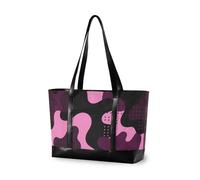 aidingzhi Borsa di totalizzatore dell'università di grande capacità del punto rosa del nero del camuffamento con il totalizzatore del libro della chiusura