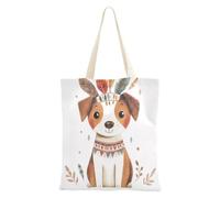 aidingzhi Borsa tote in tela di tela di medie dimensioni dipinta ad acquerello dipinta a mano con manici per palestra, lavoro, shopping, 40,6 x 38,1 cm, essenziale per la scuola