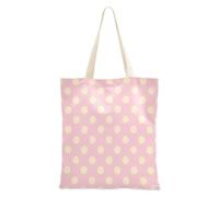 aidingzhi Borsa tote in tela media con motivo a pois pesca grande capacità borsa di tela per le donne Natale pensionamento shopping spiaggia lavoro 40,6 x 38,1 cm scuola essenziale