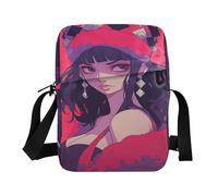 aidingzhi Borse messenger sexy rosse di bellezza Piccole borse a tracolla per le donne casual borsa quotidiana tracolla regolabile per sport all'aria aperta Shopping
