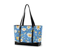 aidingzhi Cartoon Cute Bee FIORE borse impermeabili per i computer portatili per le donne con la borsa della chiusura lampo per le donne lavoro per gli uomini con