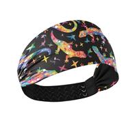 aidingzhi Colorato Salamandra Traspirante Donne Fasce Moda Elastico Sudore fasce per la testa per il basket Atletico Sport Pallavolo Uso quotidiano