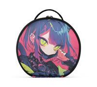 aidingzhi Gatto gotico dai colori vivaci borsa trucco accessori viaggio cerniera trucco borse per le donne con divisori regolabili 27,9 cm
