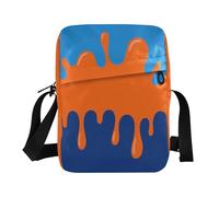 aidingzhi Graffiti Art Arancione Blu mens messenger bag Borse A Tracolla Per Le Donne Borse Da Donna Cinghia Regolabile per il lavoro sport all'aria aperta