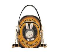aidingzhi Happy Halloween Cartoon Cute Rabbit trendy crossbody fanny pack con multi tasche borse per viaggiare