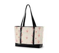 aidingzhi Illustrazione Freccia Ruby Beige Grande Capacità borsa del computer portatile per le donne 14 con cerniera tote cerniera per gli uomini con il pranzo