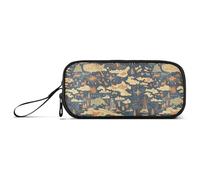 aidingzhi Imagivative Map Nylon Storage Pen Case Pencil Bag High Capacity Pencil Case Per Bambini Scuola Cancelleria per Preppy Scuola Insegnante