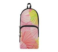 aidingzhi James Style Tie-dye rosa giallo nylon 3 scomparti portaoggetti portapenne astuccio matita grande capacità astuccio per cancelleria universitaria per scuola elementare