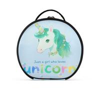 aidingzhi Just A Girl Who Loves - Borsa da viaggio con scomparti e manico, impermeabile, con cerniera e divisori regolabili, 27,9 cm