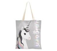 aidingzhi Just A Girl Who Loves - Borsa tote in tela riutilizzabile da donna, per lavoro, progetti fai da te, shopping, 40,6 x 38,1 cm, essenziale per la scuola