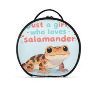aidingzhi Just A Girl Who Loves Salamandra, trousse da viaggio, accessori da viaggio, elegante borsa per cosmetici da viaggio, con divisori regolabili, 27,9 cm