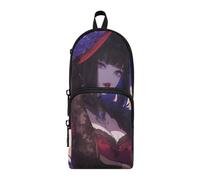 aidingzhi Lady Anime Red Mystery Nylon 3 Scomparti Teen Matita Astuccio Multiuso ed Estetico Per Ragazze Teen Cancelleria Scuola per Scuola Superiore