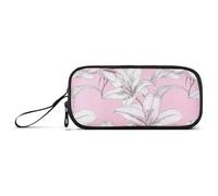 aidingzhi Lily Baby Peach - Astuccio in nylon per matite, grande capacità, organizer per cancelleria per ragazze e ragazzi, Lily Baby Pesca, 1 size, Cancelleria