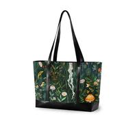 aidingzhi Modelli Marini Carino Meduse Acquerelli Fiori Morbido Verde Impermeabile borsa del computer portatile per le donne 14 con cerniera borse per college con pannolino