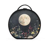 aidingzhi Moon Blooms Spring Peace - Trousse per il trucco, accessori da viaggio, misura grande, con divisori regolabili, 27,9 cm