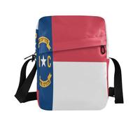 aidingzhi Nc North Carolina State Flag messenger bag crossbody bag uomo donna moda borse cinghia regolabile per sport all'aria aperta quotidiano