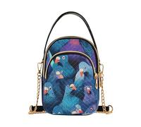 aidingzhi Pigeon Cute Blue Purple trendy fanny pack per le donne crossbody con multi tasche borse per moglie