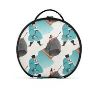 aidingzhi Poeta cinese antico poeta borsa cosmetica accessori da viaggio leggero capacità borsa cosmetica da viaggio con divisori regolabili 11 IN
