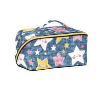 aidingzhi Star Of Good Dreams, borsa per cosmetici con divisori, leggera, da donna, accessorio da viaggio