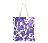 aidingzhi Style Gorilla - Borsa tote in tessuto riutilizzabile, con manici, per palestra, lavoro, shopping, 40,6 x 38,1 cm, essenziale per la scuola