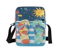 aidingzhi Summer Flip Flop mens messenger bag crossbody borse a tracolla per le donne piccole borse a tracolla tracolla tracolla regolabile per la scuola all'aperto quotidiano
