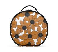 aidingzhi Susan dagli occhi neri Semplice Line Art Valentinesnes Caffè Trucco Borse Verticali Free-Standing Leggero Viaggio Cosmetico Borsa per le Donne con divisori regolabili 28 Pollici